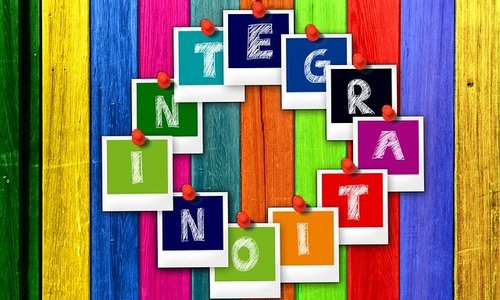 Schmuckbild mit Titel Integration